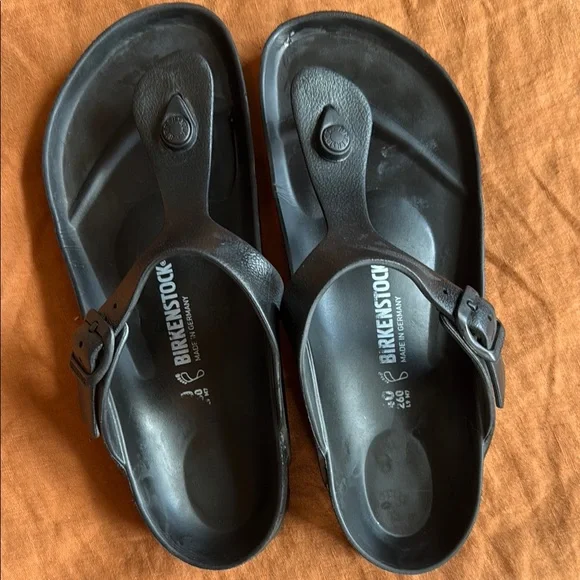 Birkenstock black Sandals - Picture 1 of 2